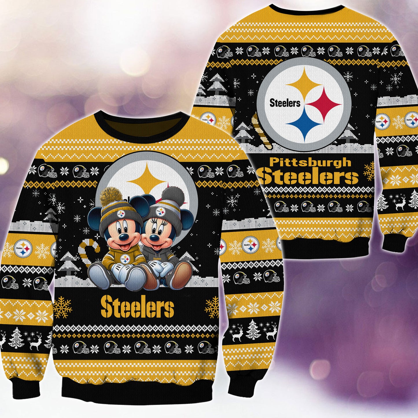 Pittsburgh Steelers Premium Collections Ugly Christmas Sweater AZBTUSW000360