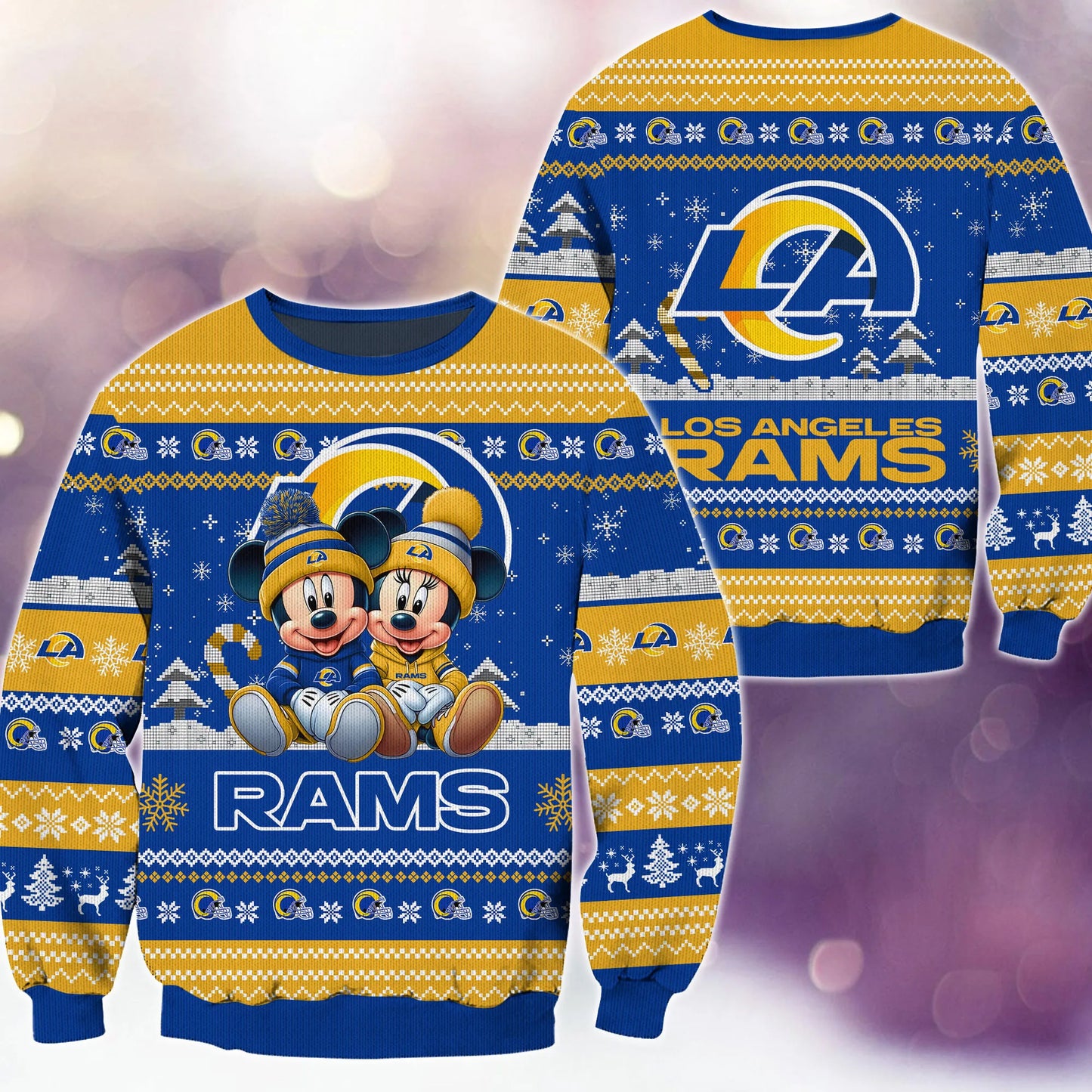 Los Angeles Rams Premium Collections Ugly Christmas Sweater AZBTUSW000361