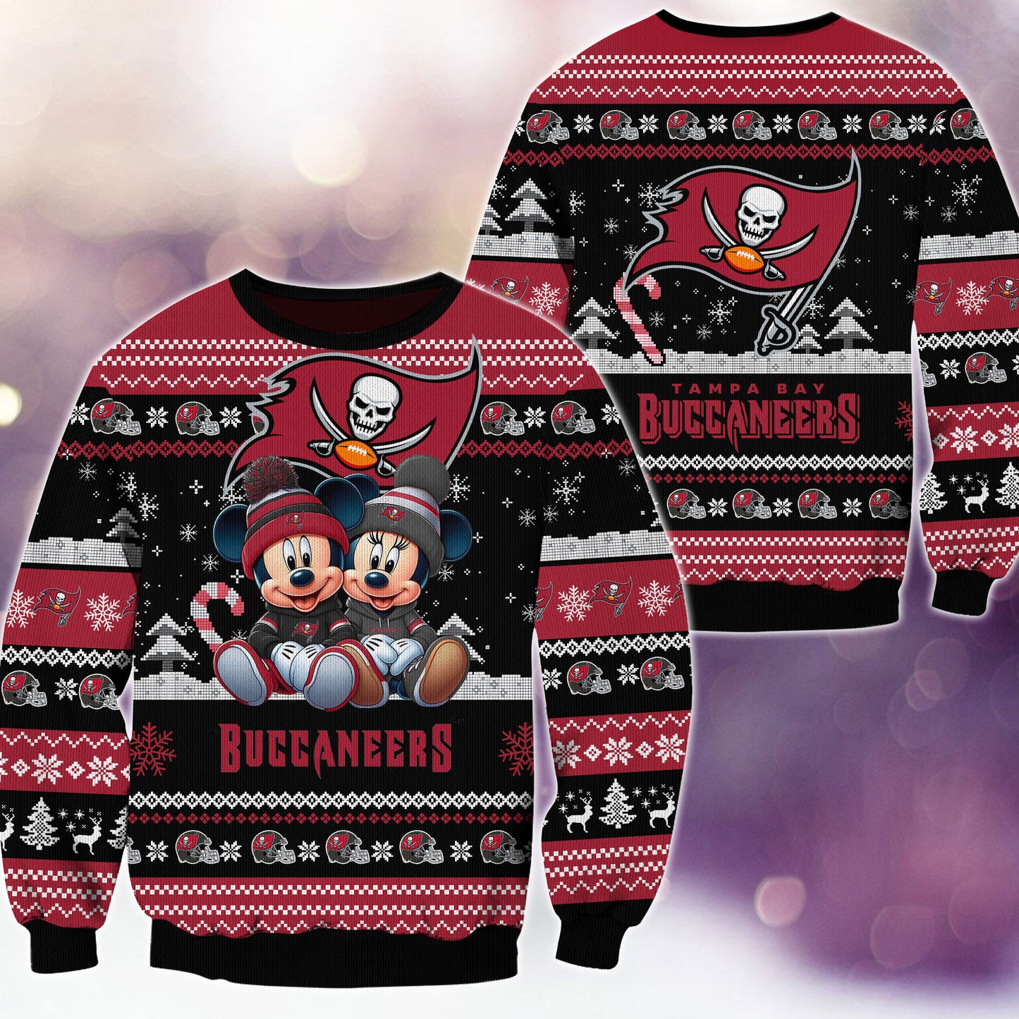 Tampa Bay Buccaneers Premium Collections Ugly Christmas Sweater AZBTUSW000381