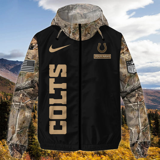 Indianapolis Colts Personalized Hunting Outdoor Jacket  AZBTOJ000126