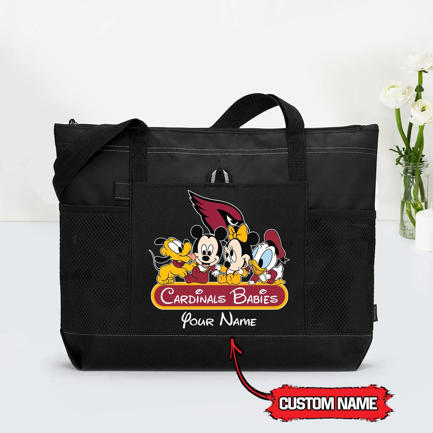 Arizona Cardinals Personalized Babies Tote Bag AZBTBTB000021