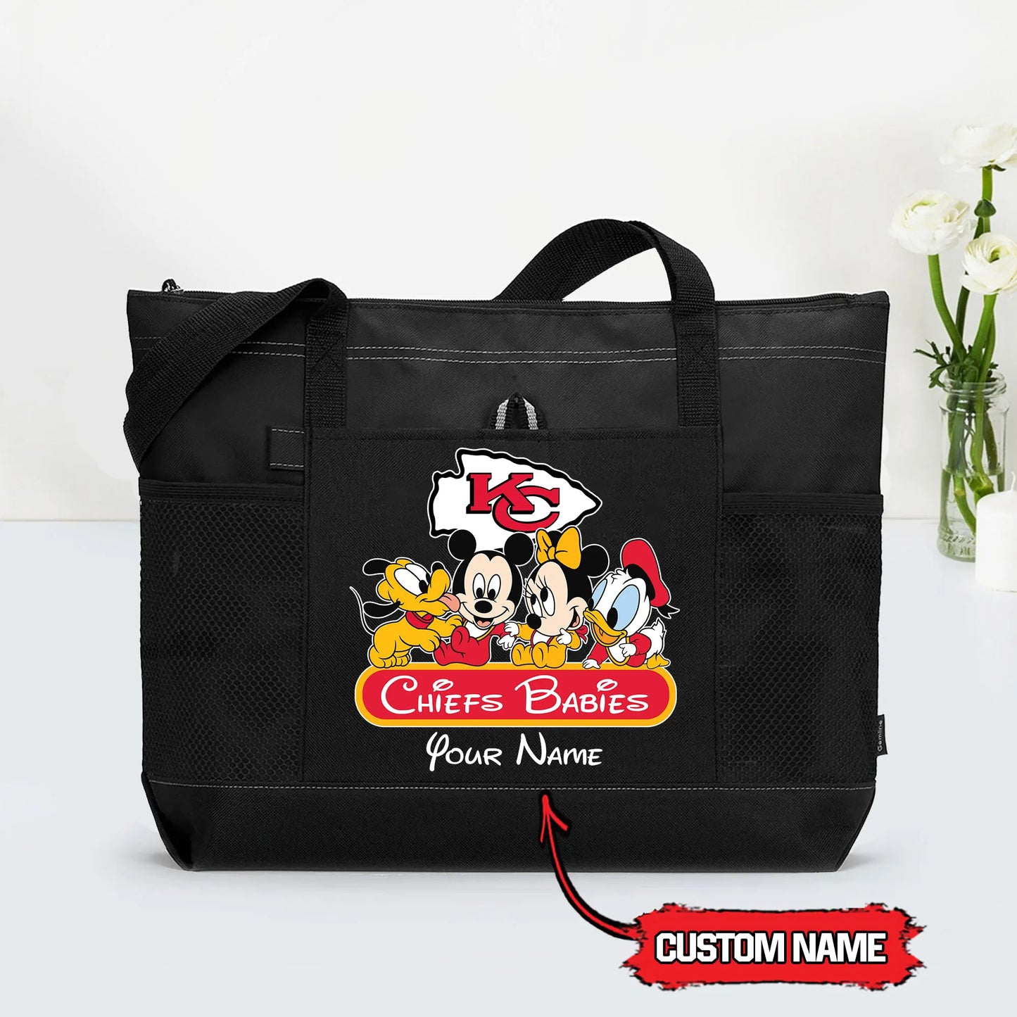 Kansas City Chiefs Personalized Babies Tote Bag AZBTBTB000032