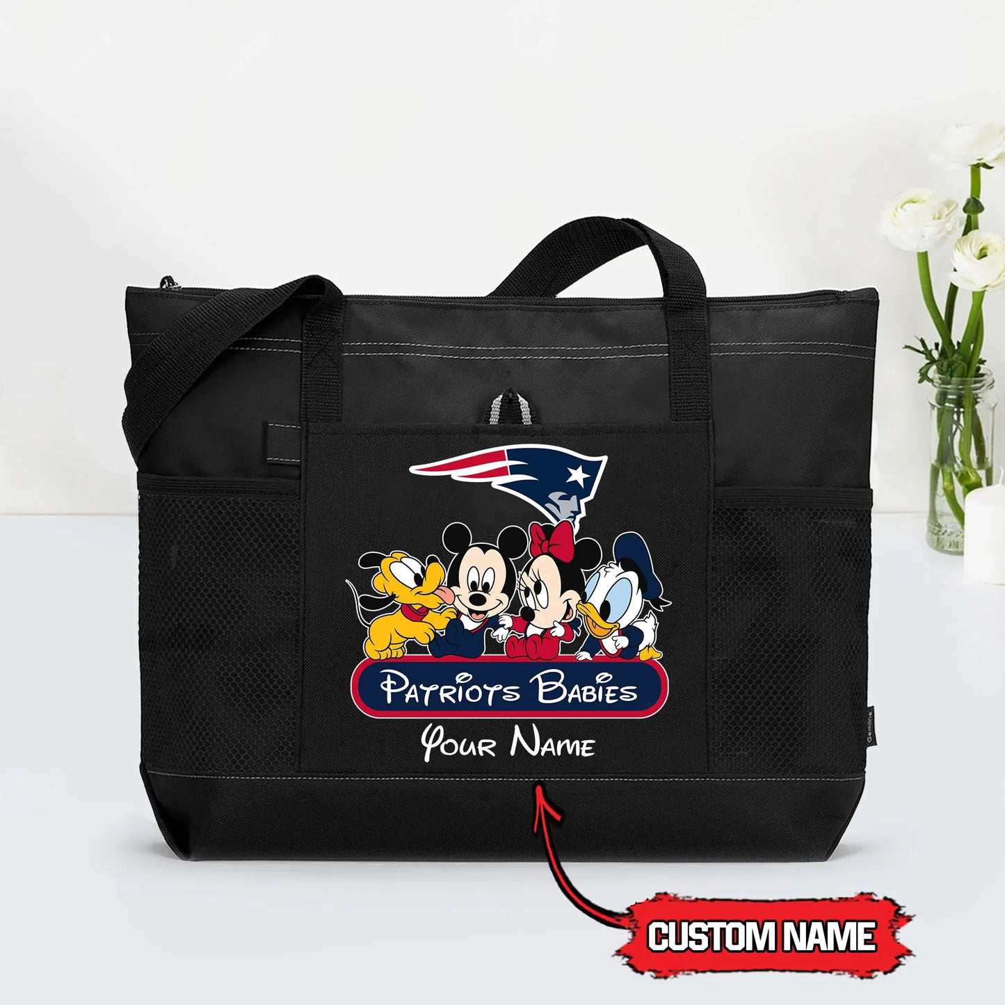 New England Patriots Personalized Babies Tote Bag AZBTBTB000013