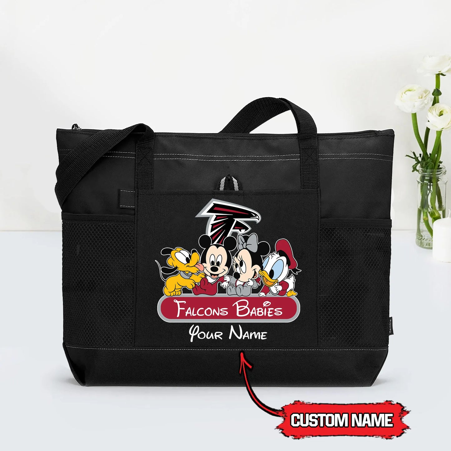 Atlanta Falcons Personalized Babies Tote Bag AZBTBTB000022