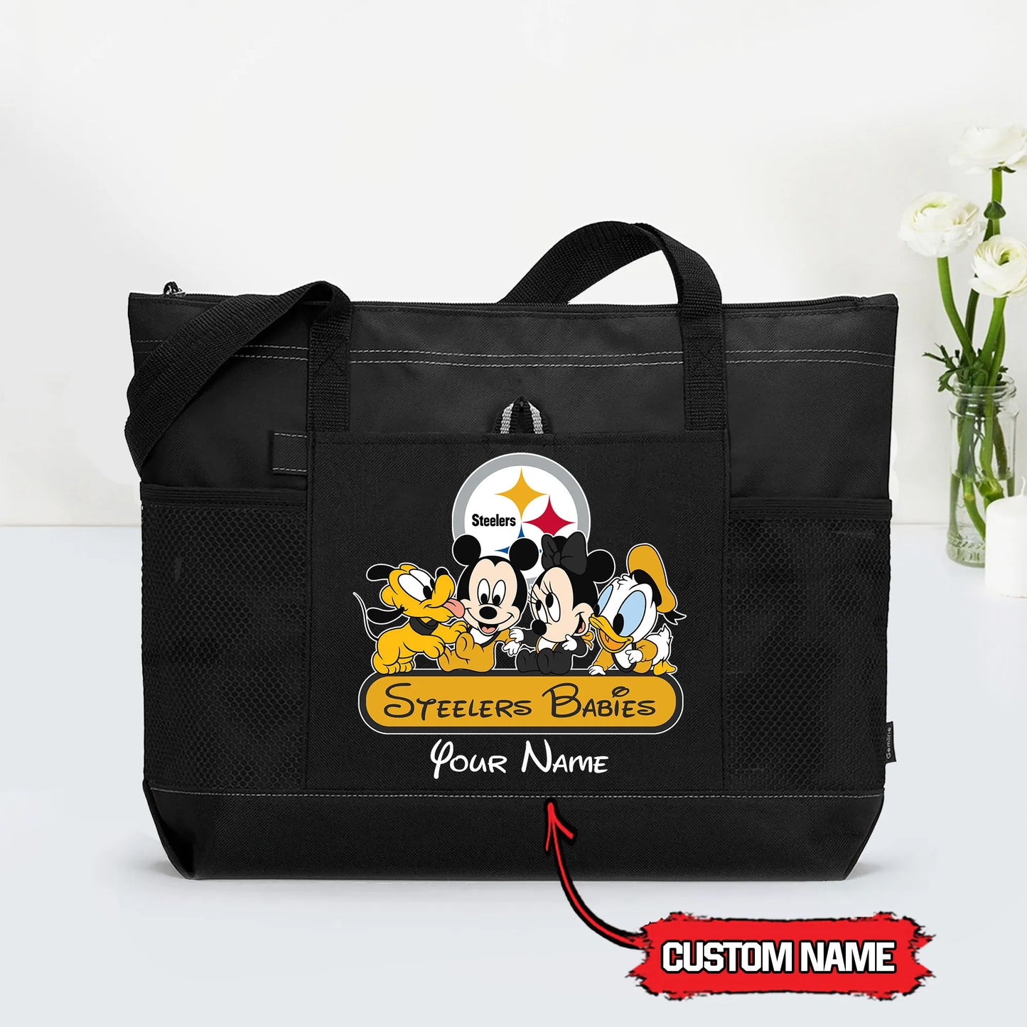 Pittsburgh Steelers Personalized Babies Tote Bag AZBTBTB000006
