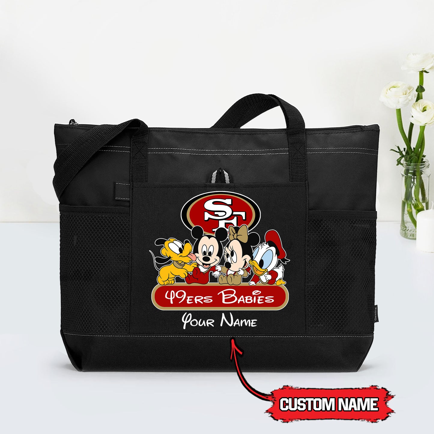 San Francisco 49ers Personalized Babies Tote Bag AZBTBTB000009