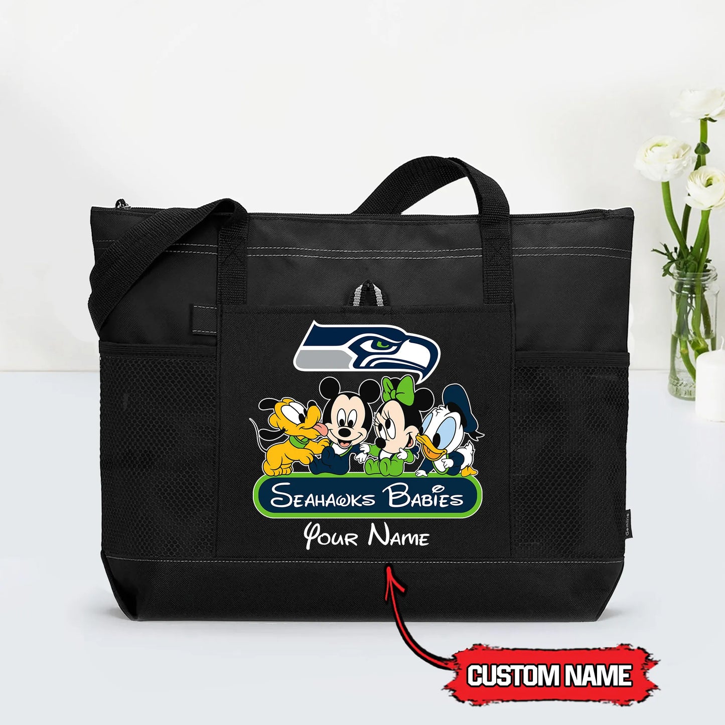 Seattle Seahawks Personalized Babies Tote Bag AZBTBTB000010