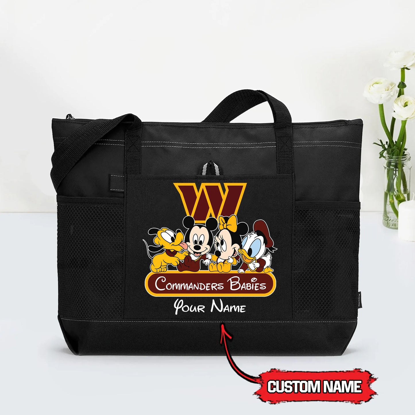 Washington Commanders Personalized Babies Tote Bag AZBTBTB000016