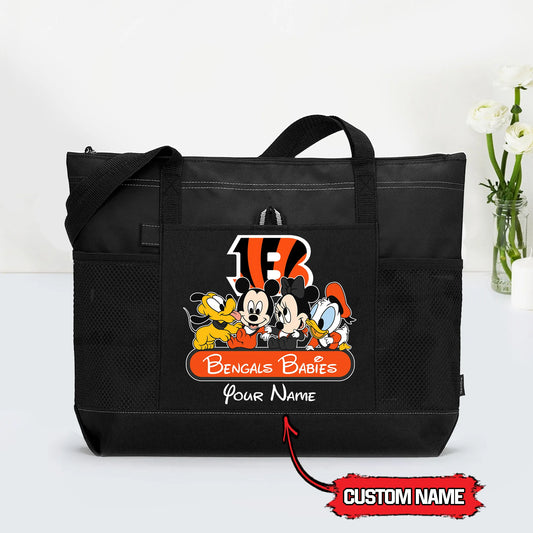 Cincinnati Bengals Personalized Babies Tote Bag AZBTBTB000019