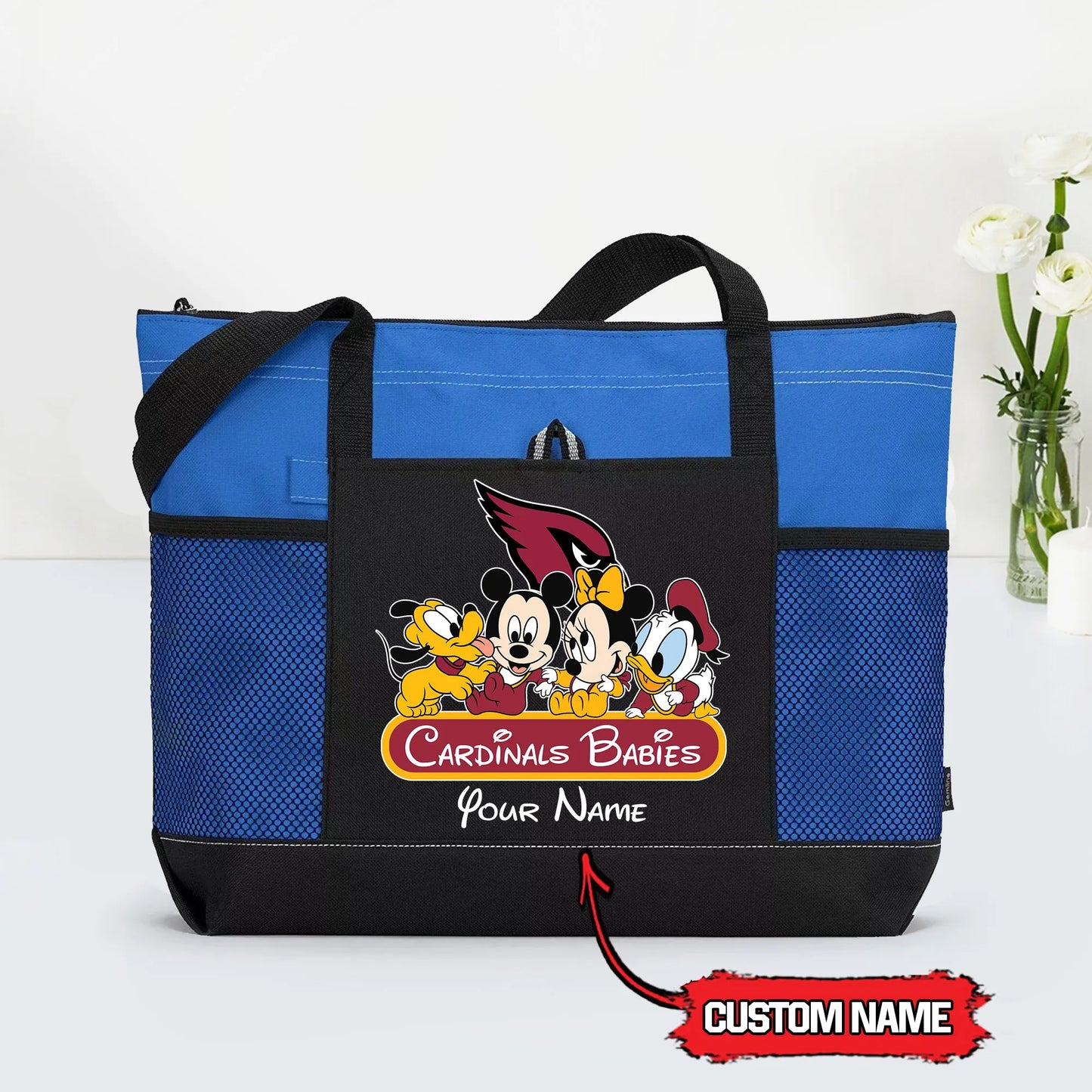 Arizona Cardinals Personalized Babies Tote Bag AZBTBTB000021
