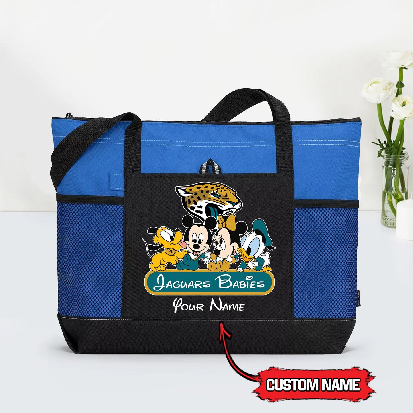 Jacksonville Jaguars Personalized Babies Tote Bag AZBTBTB000031