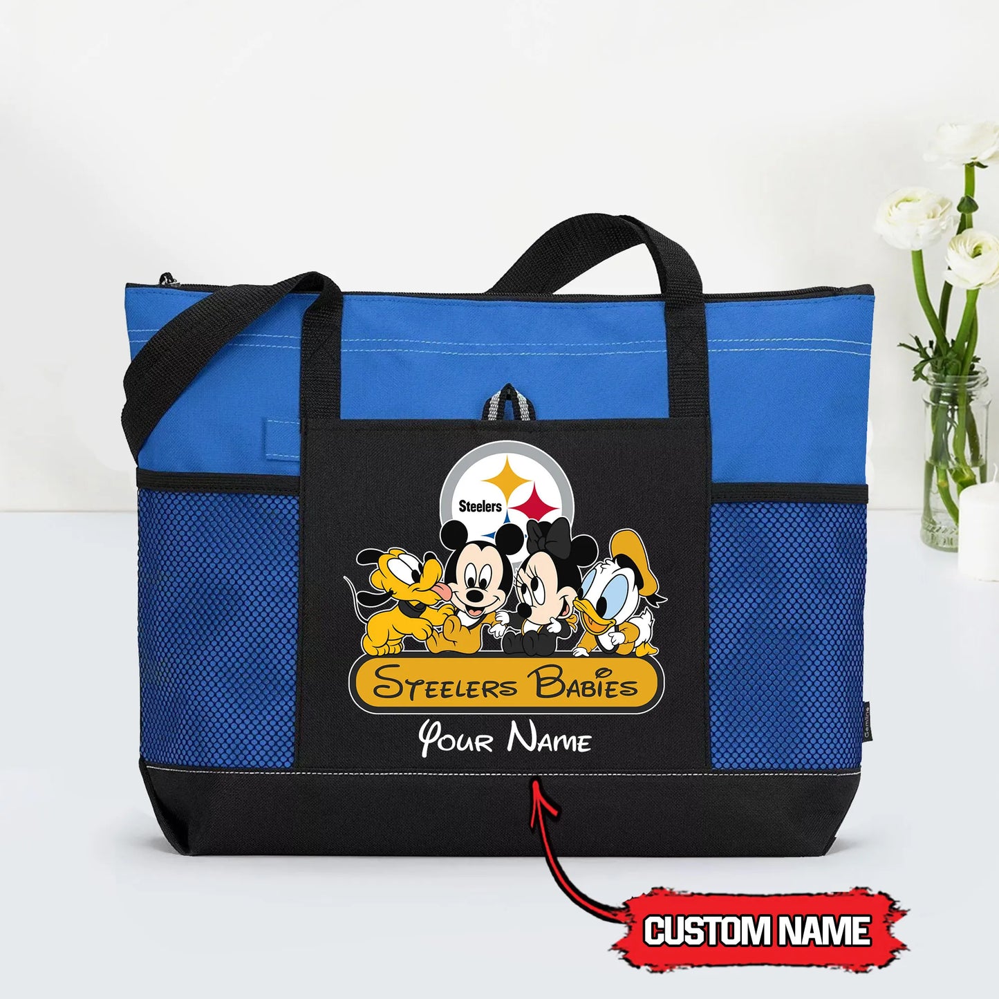 Pittsburgh Steelers Personalized Babies Tote Bag AZBTBTB000006