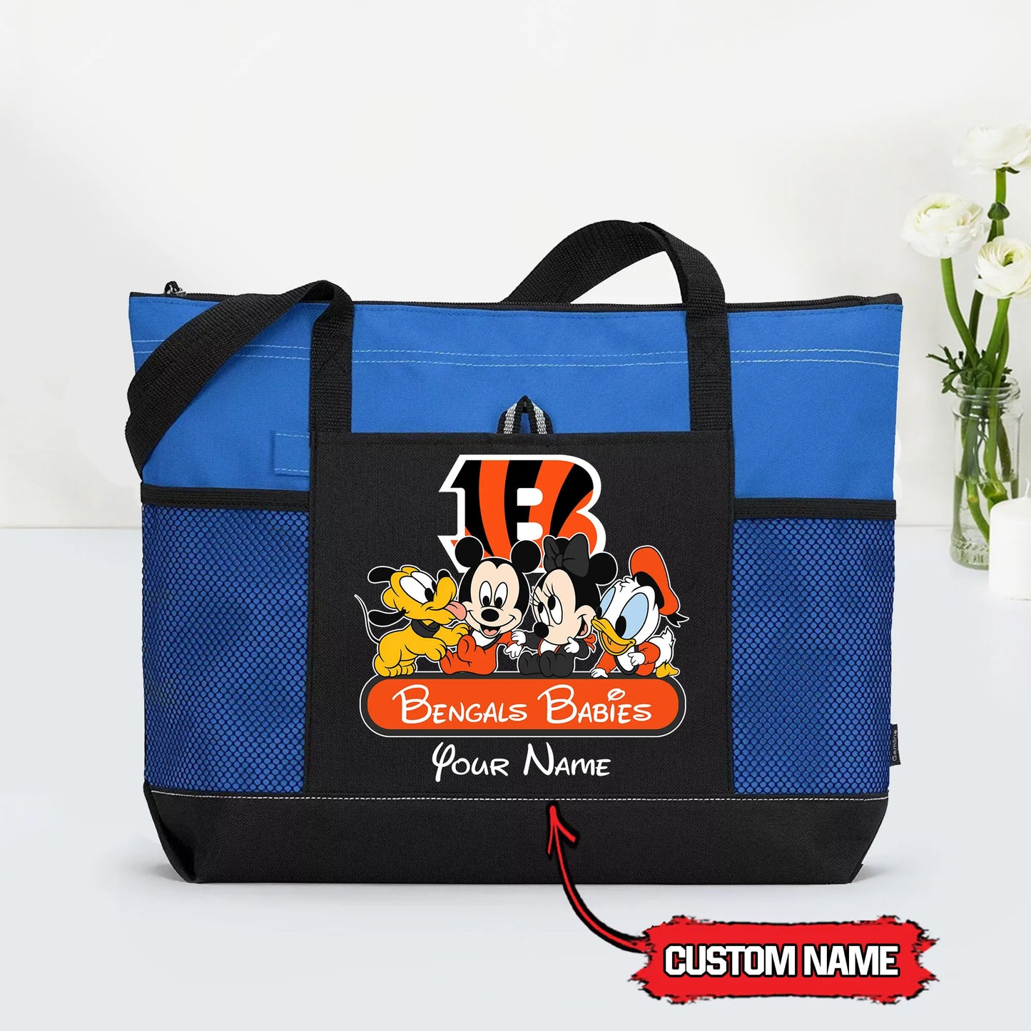 Cincinnati Bengals Personalized Babies Tote Bag AZBTBTB000019