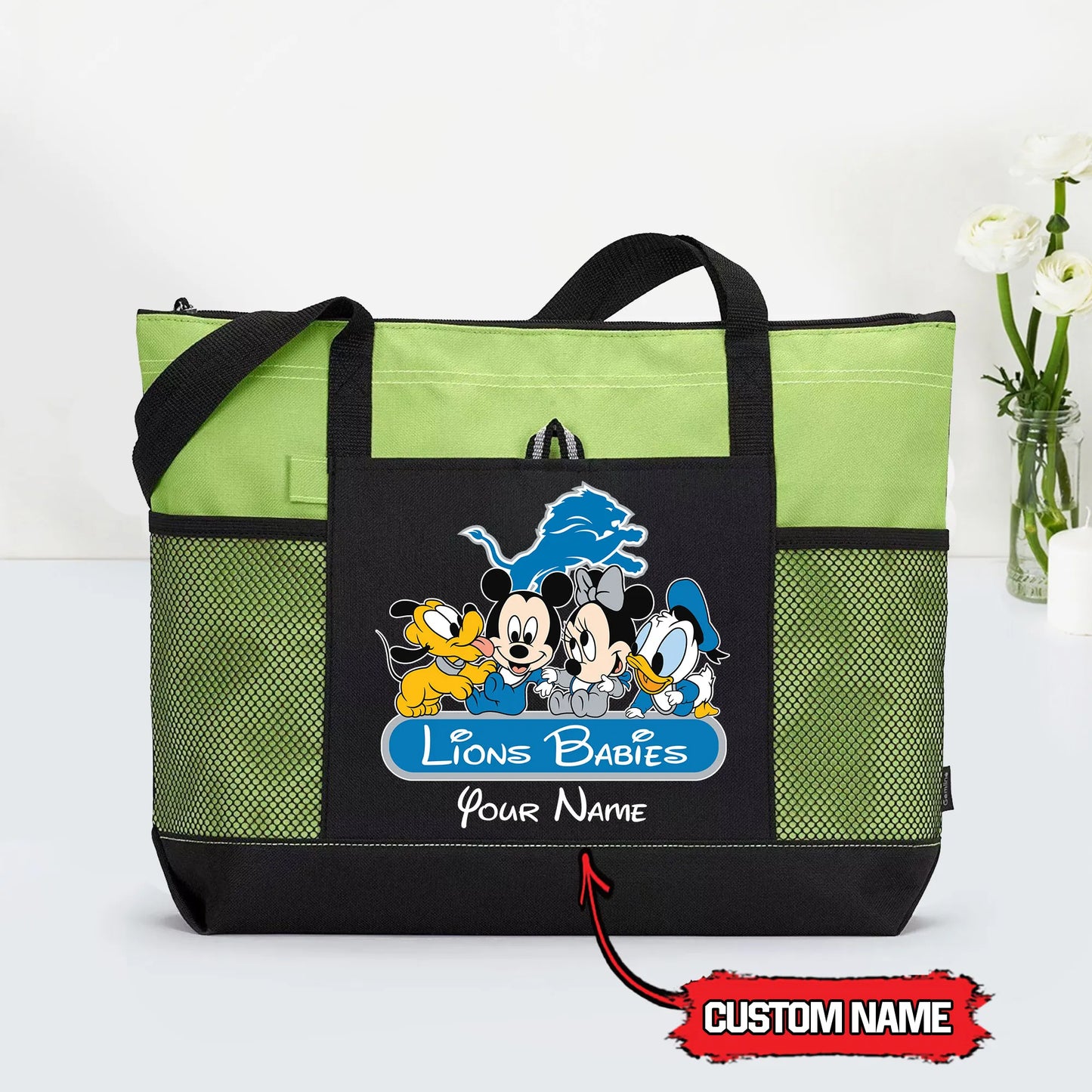 Detroit Lions Personalized Babies Tote Bag AZBTBTB000027
