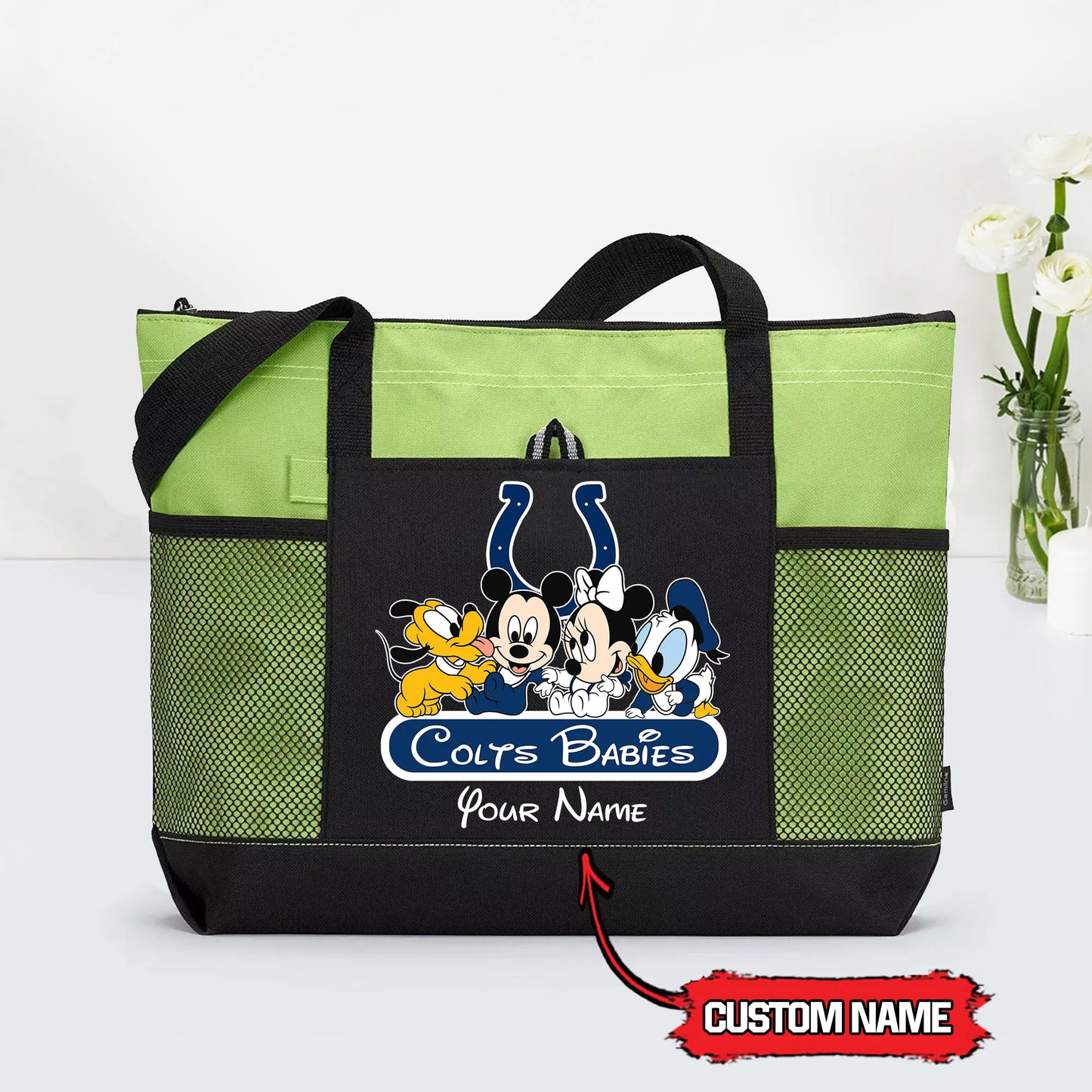 Indianapolis Colts Personalized Babies Tote Bag AZBTBTB000030