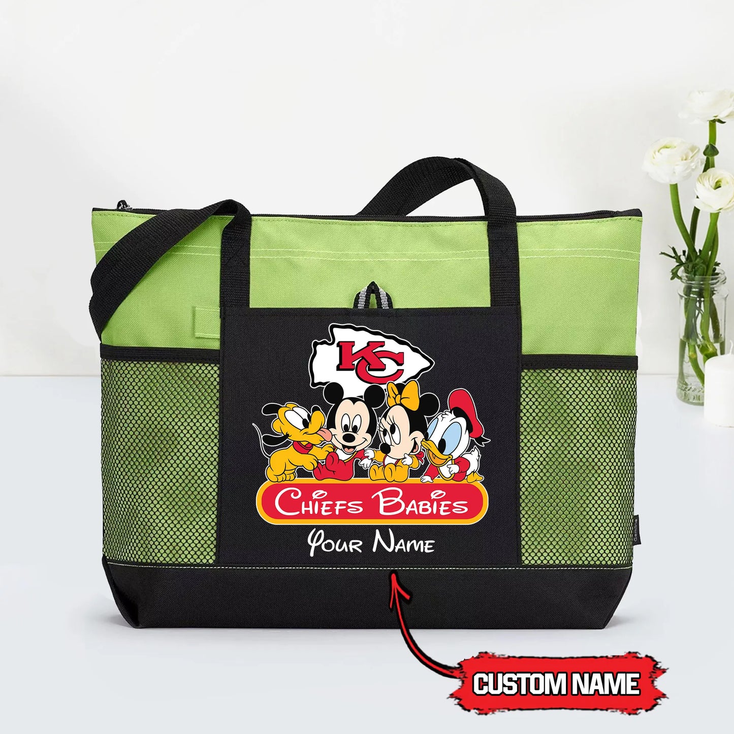 Kansas City Chiefs Personalized Babies Tote Bag AZBTBTB000032