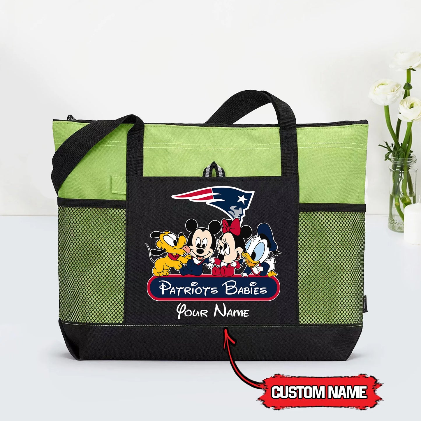 New England Patriots Personalized Babies Tote Bag AZBTBTB000013