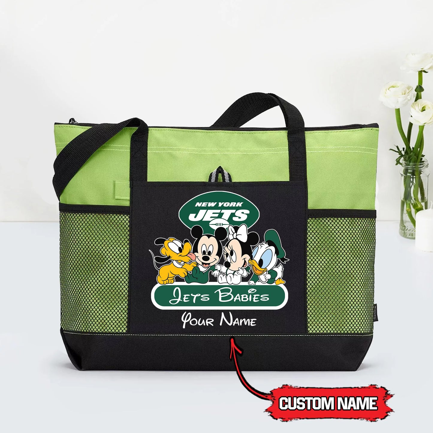 New York Jets Personalized Babies Tote Bag AZBTBTB000003