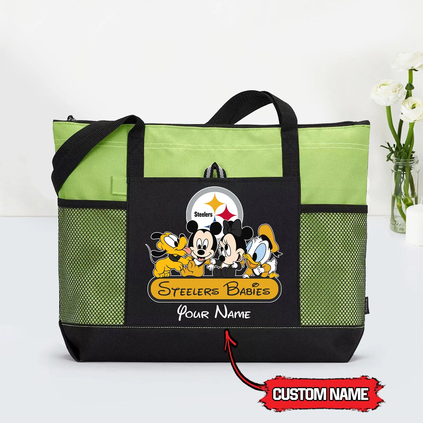 Pittsburgh Steelers Personalized Babies Tote Bag AZBTBTB000006