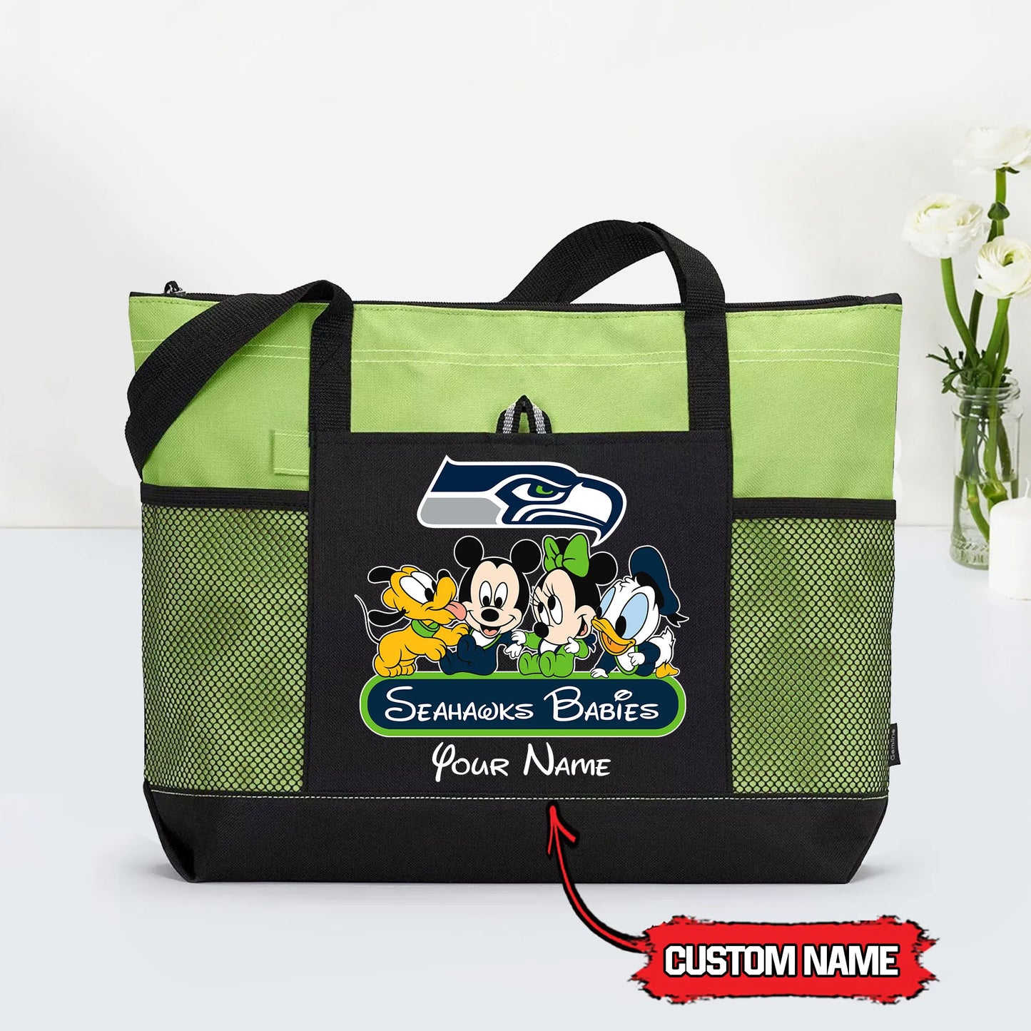 Seattle Seahawks Personalized Babies Tote Bag AZBTBTB000010