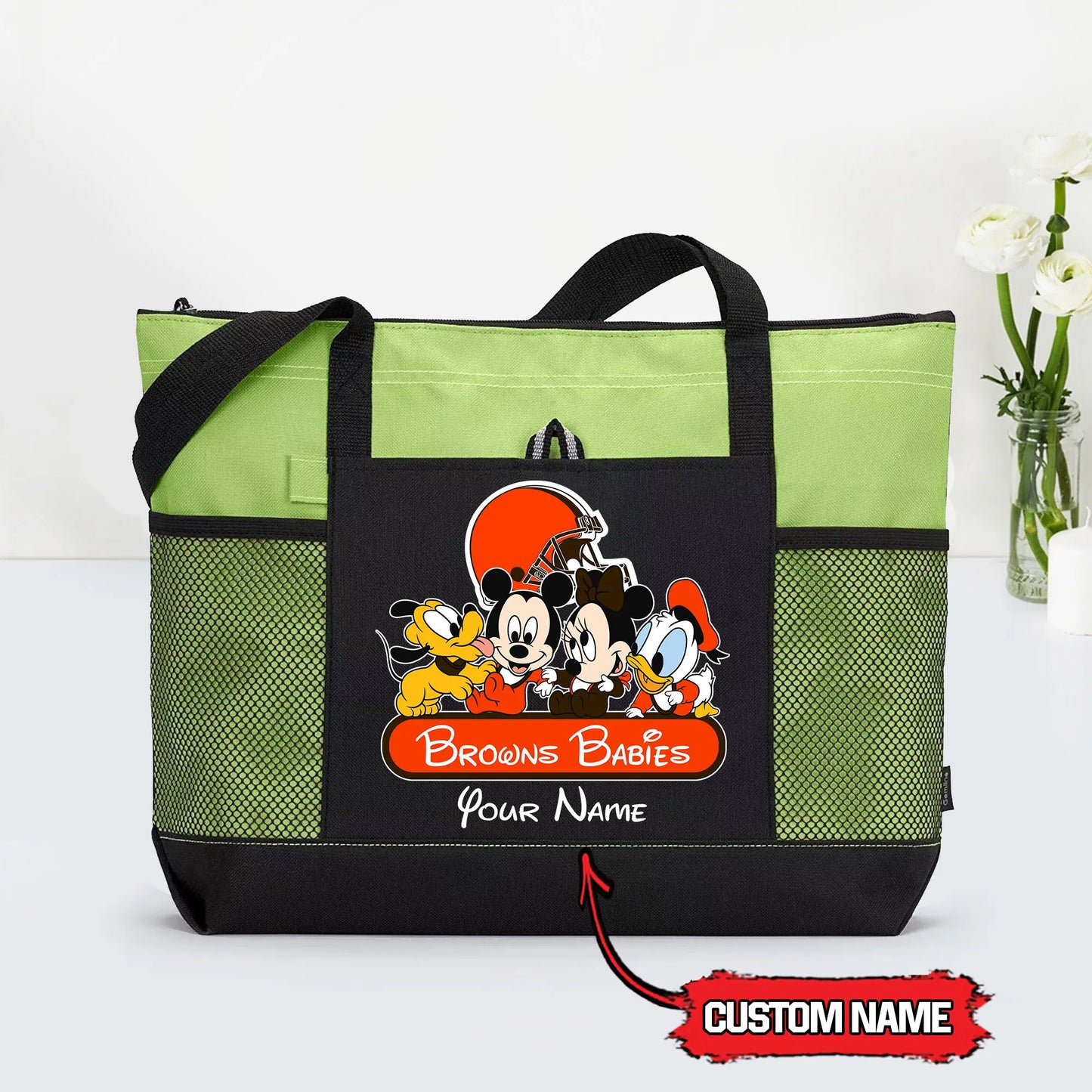 Cleveland Browns Personalized Babies Tote Bag AZBTBTB000020