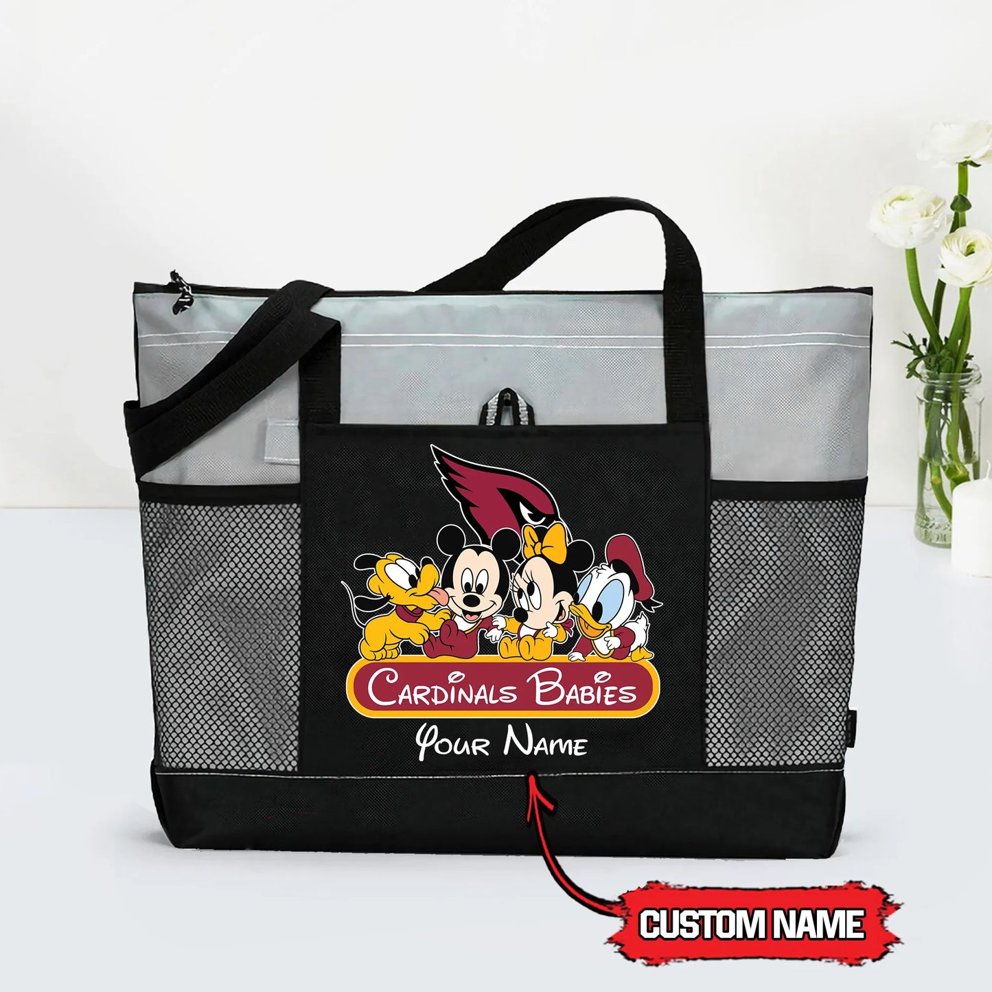 Arizona Cardinals Personalized Babies Tote Bag AZBTBTB000021
