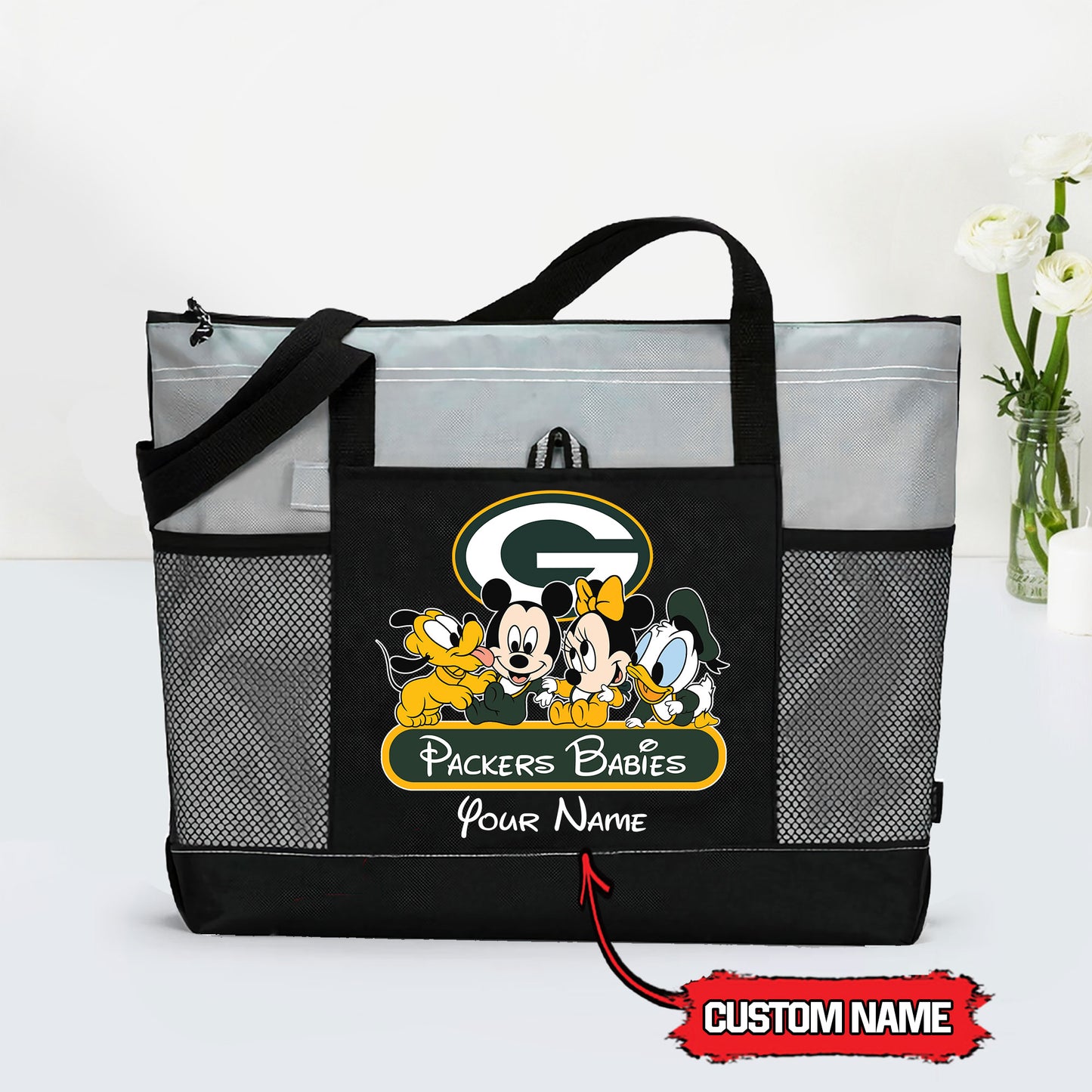 Green Bay Packers Personalized Babies Tote Bag AZBTBTB000028