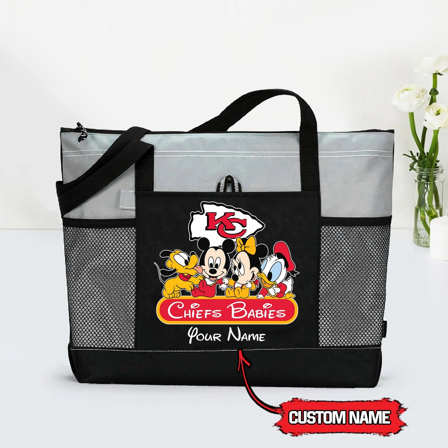 Kansas City Chiefs Personalized Babies Tote Bag AZBTBTB000032