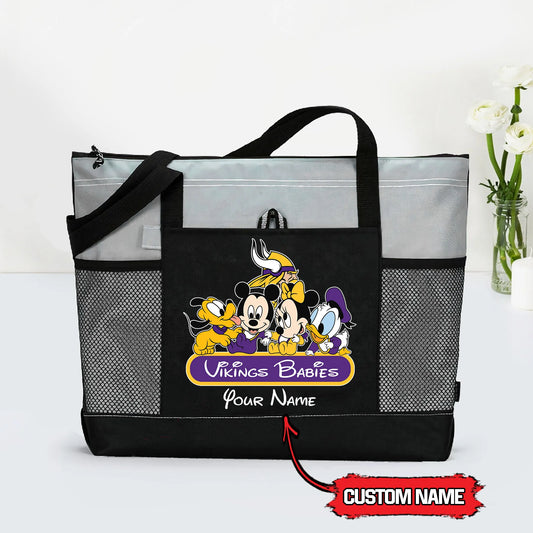 Minnesota Vikings Personalized Babies Tote Bag AZBTBTB000012