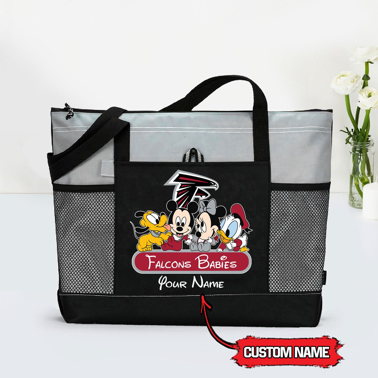 Atlanta Falcons Personalized Babies Tote Bag AZBTBTB000022