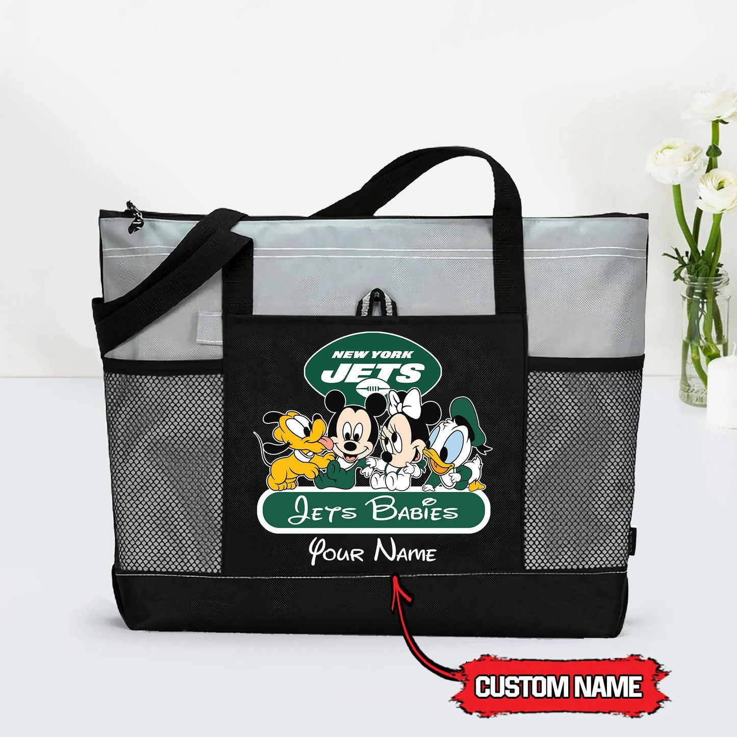 New York Jets Personalized Babies Tote Bag AZBTBTB000003
