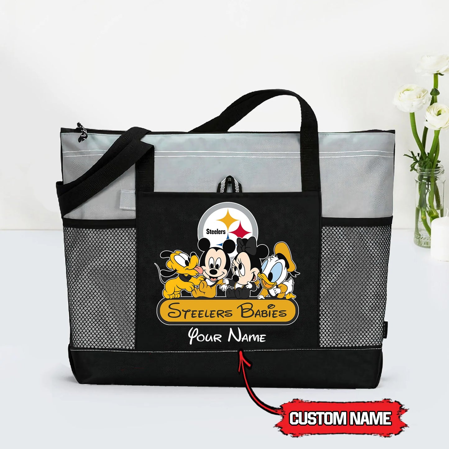 Pittsburgh Steelers Personalized Babies Tote Bag AZBTBTB000006