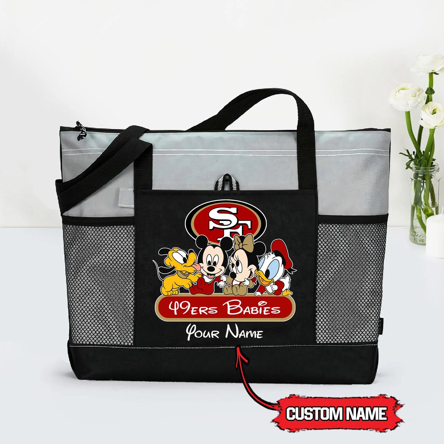 San Francisco 49ers Personalized Babies Tote Bag AZBTBTB000009
