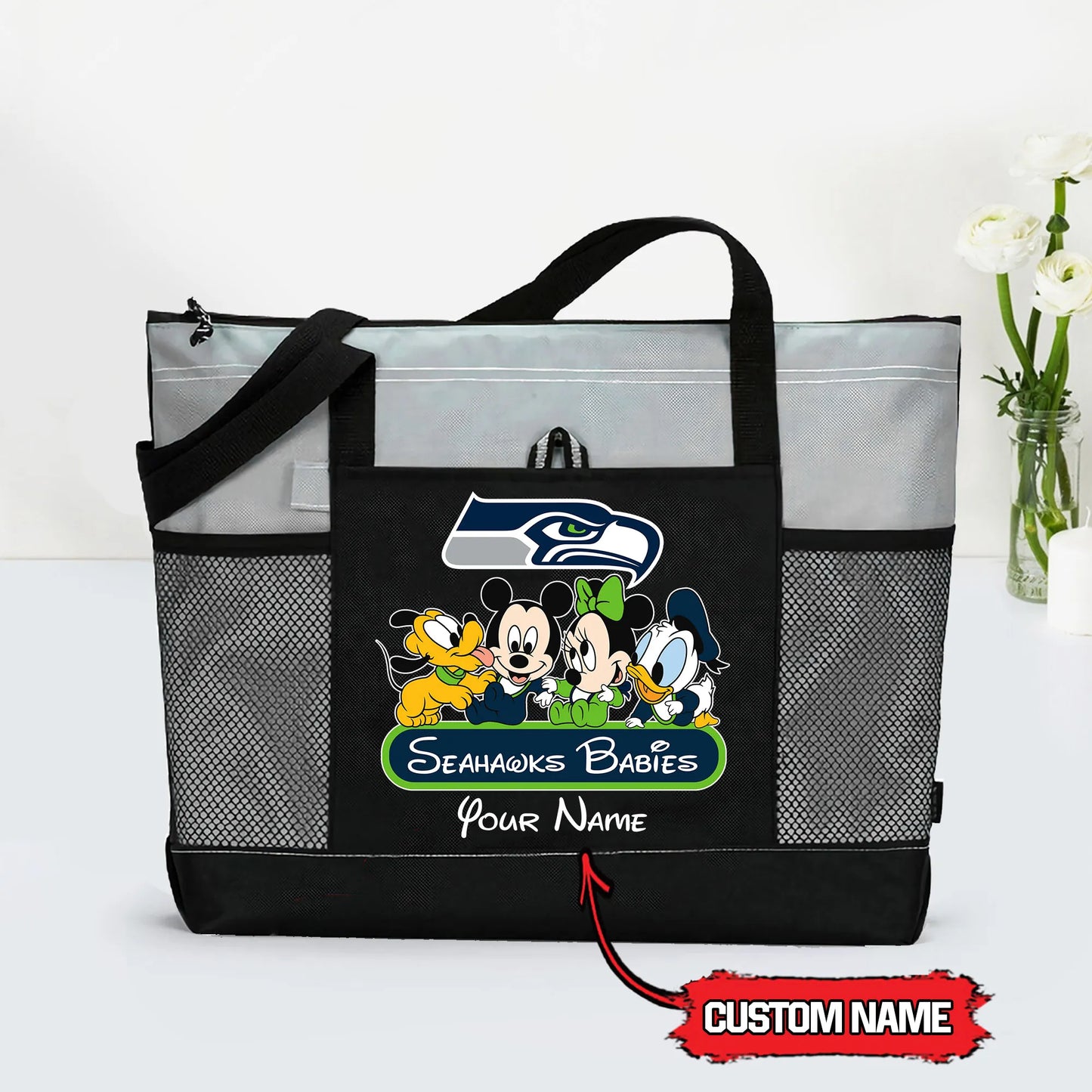 Seattle Seahawks Personalized Babies Tote Bag AZBTBTB000010
