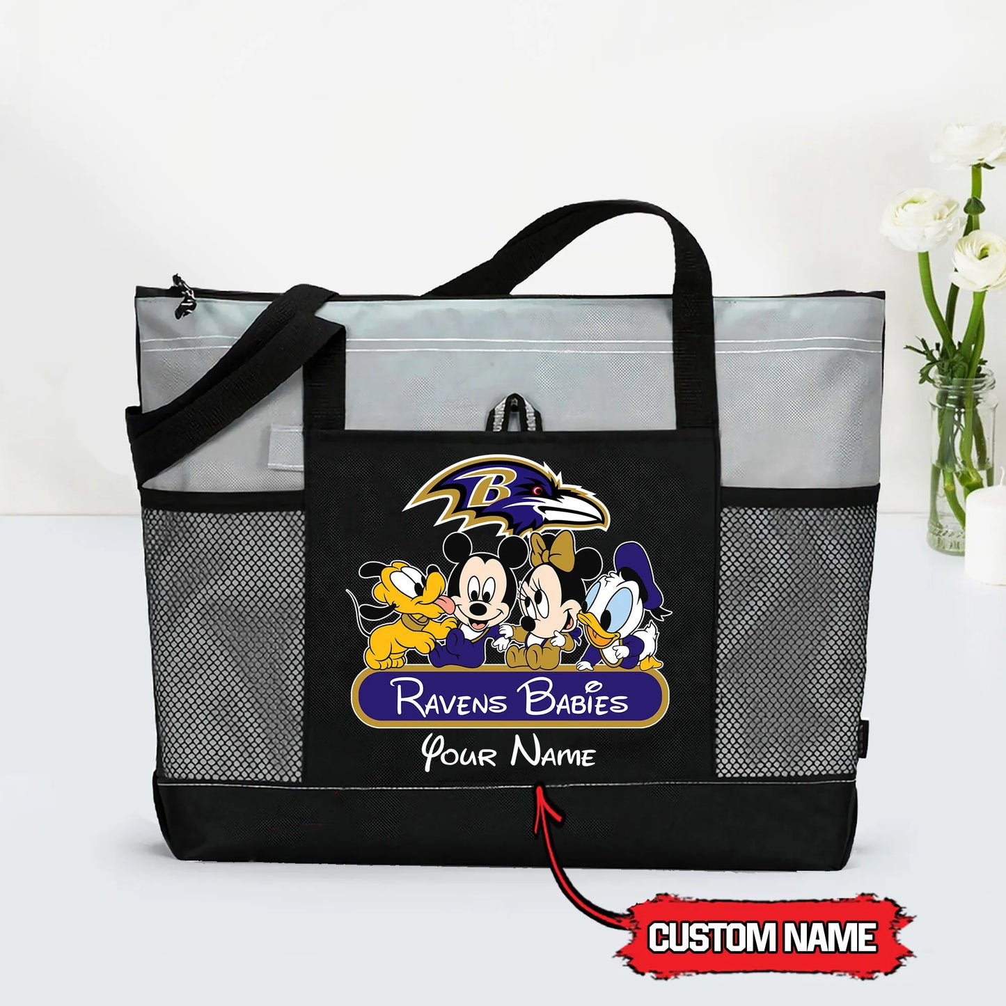 Baltimore Ravens Personalized Babies Tote Bag AZBTBTB000023