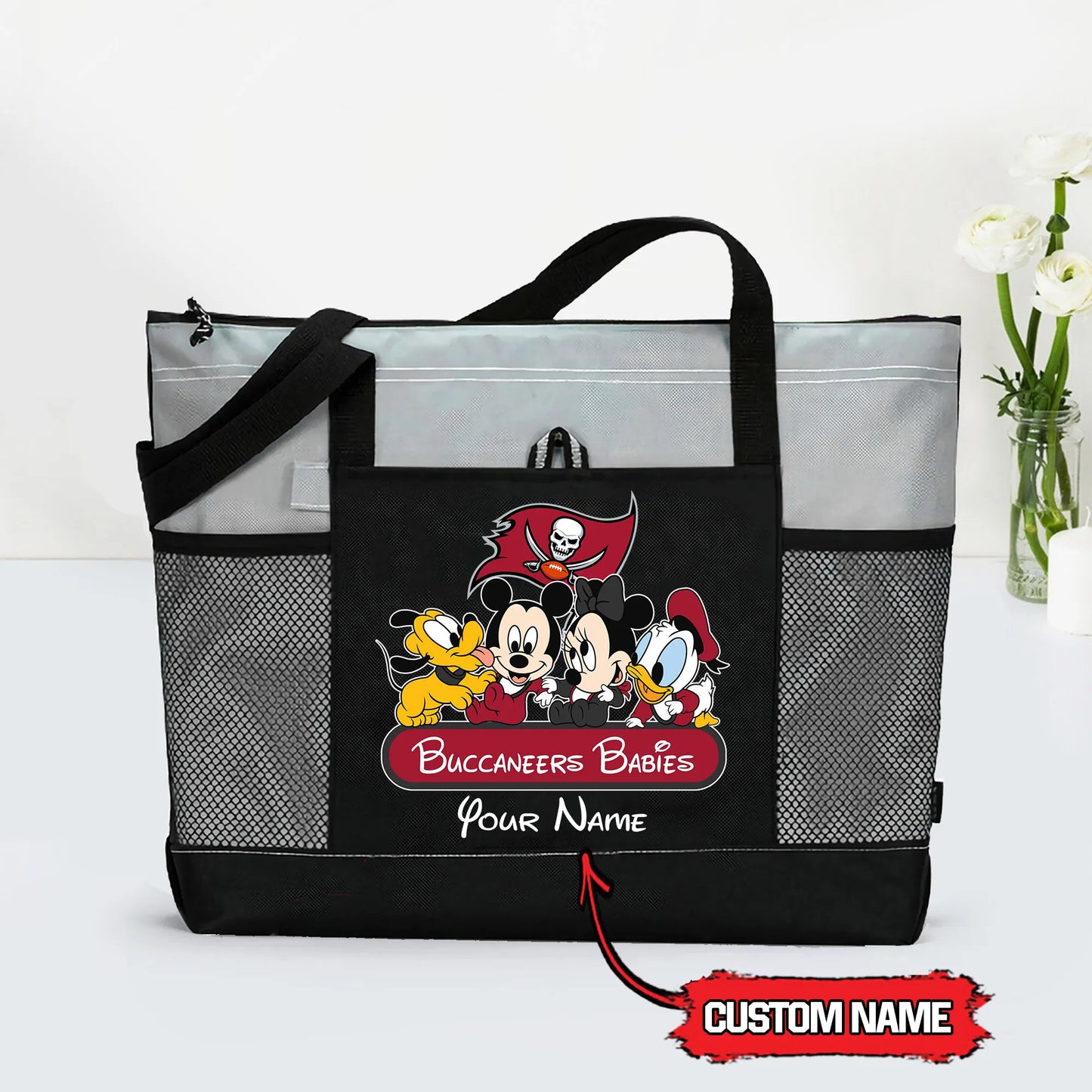 Tampa Bay Buccaneers Personalized Babies Tote Bag AZBTBTB000014