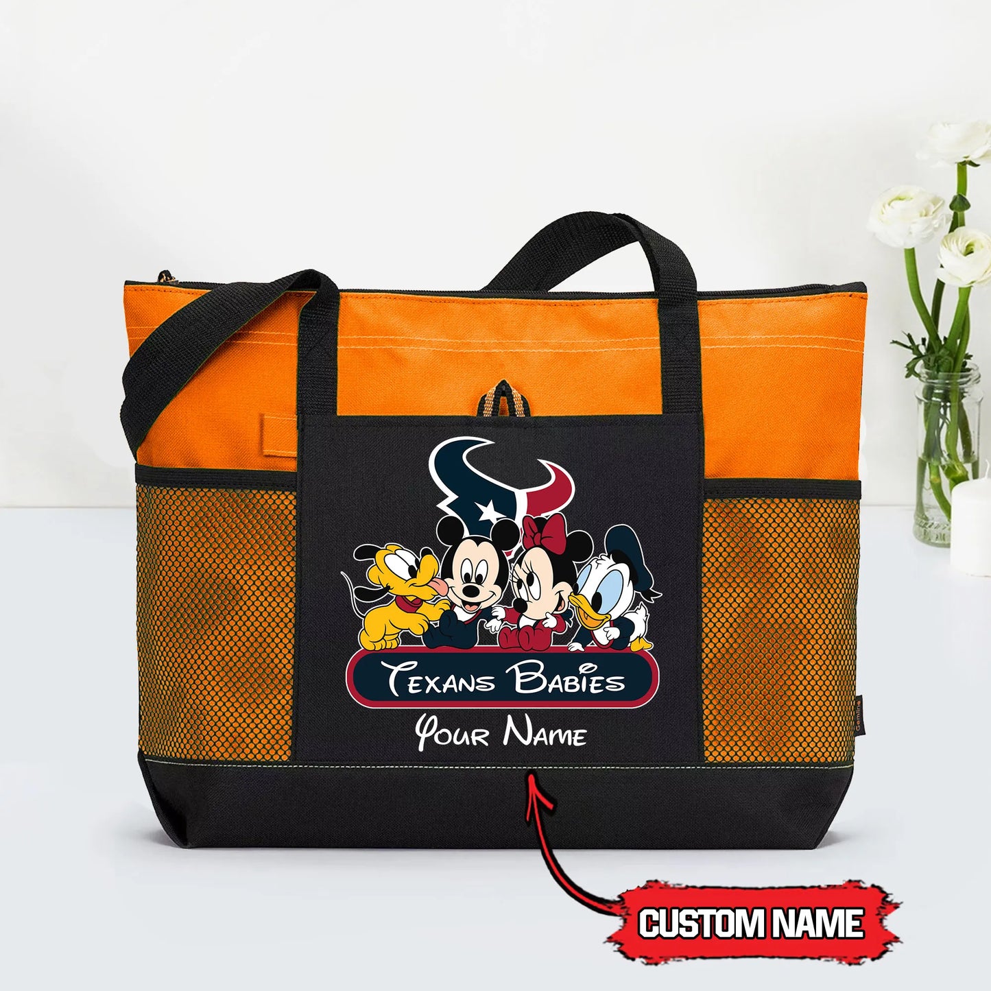 Houston Texans Personalized Babies Tote Bag AZBTBTB000029