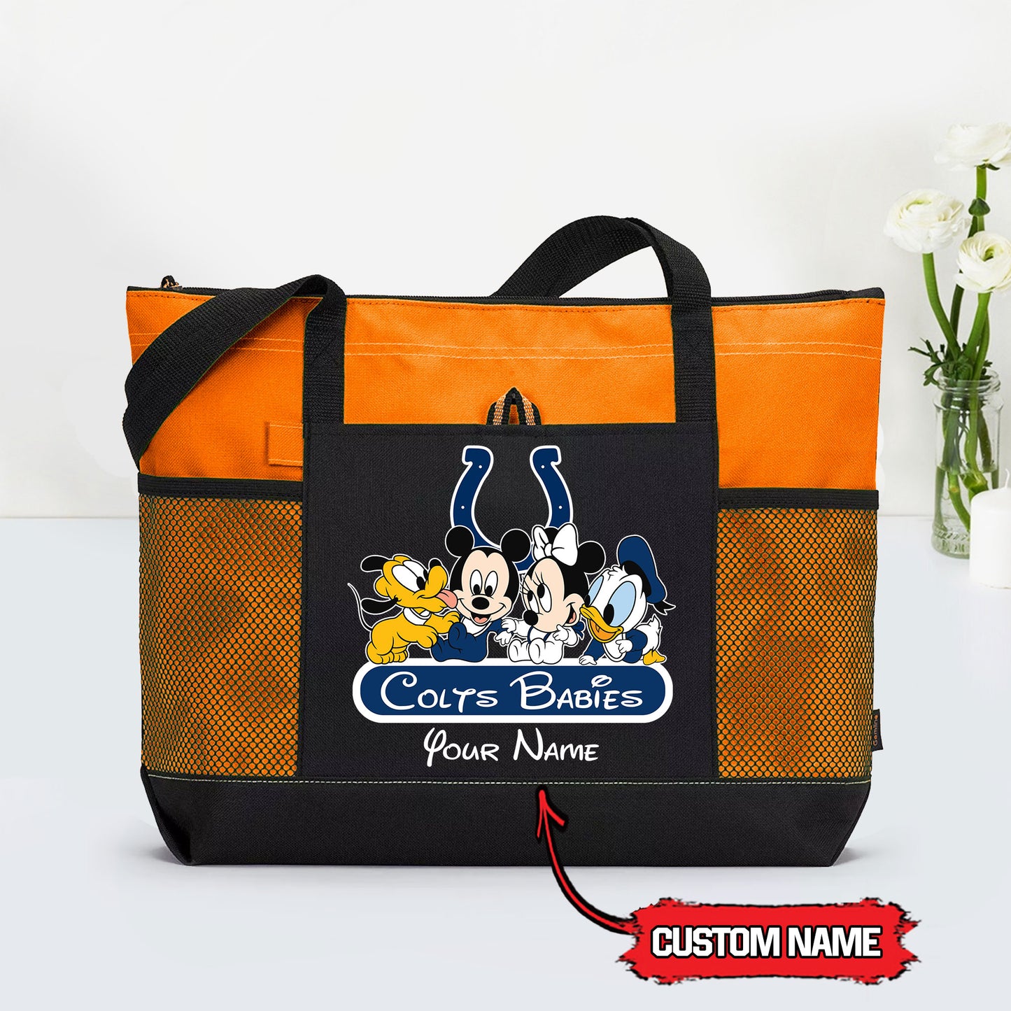 Indianapolis Colts Personalized Babies Tote Bag AZBTBTB000030