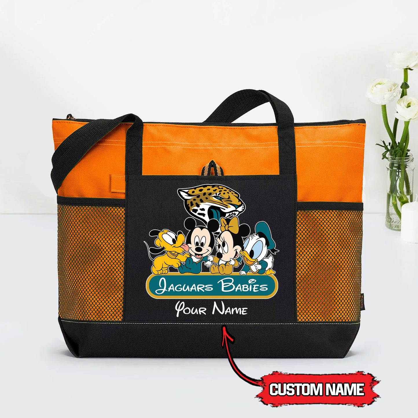 Jacksonville Jaguars Personalized Babies Tote Bag AZBTBTB000031