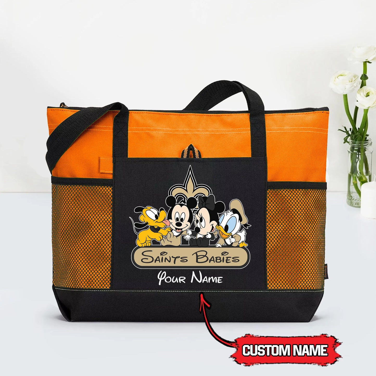 New Orleans Saints Personalized Babies Tote Bag AZBTBTB000001