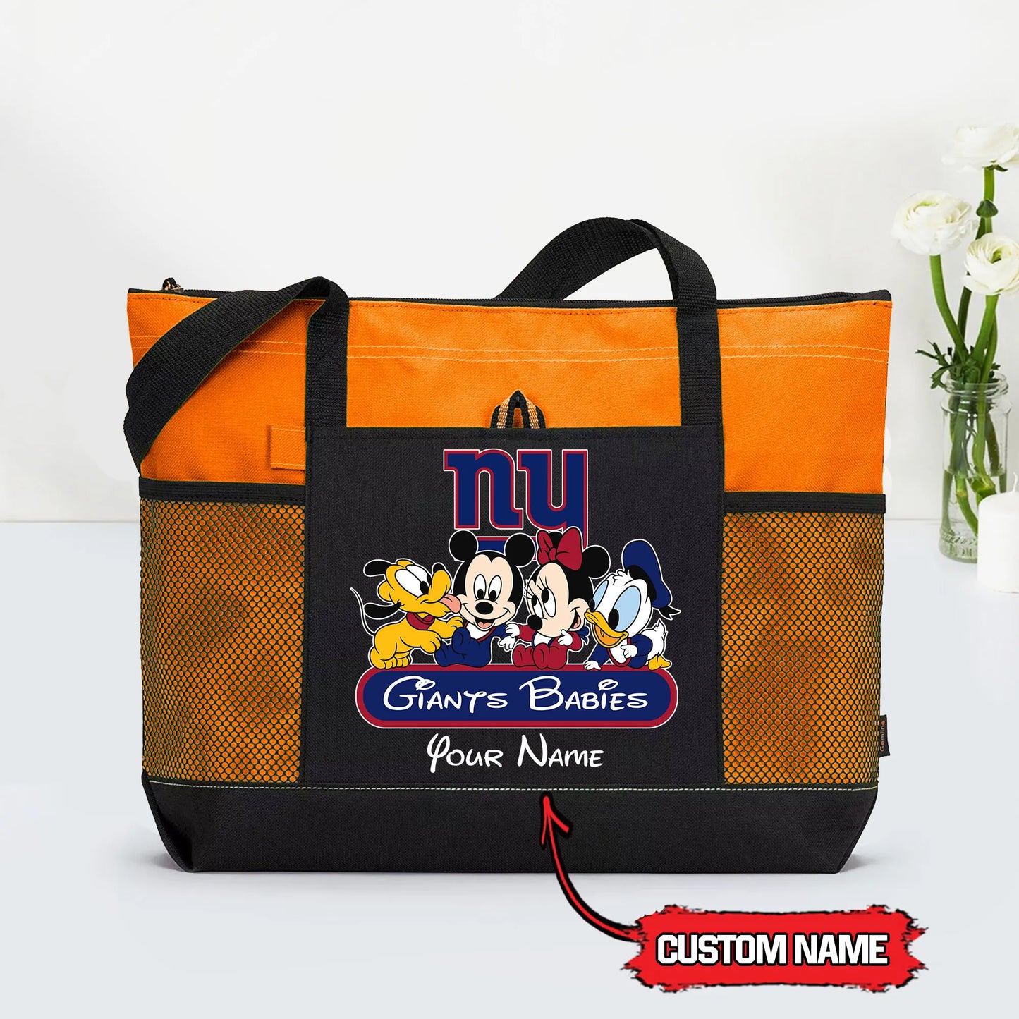 New York Giants Personalized Babies Tote Bag AZBTBTB000002
