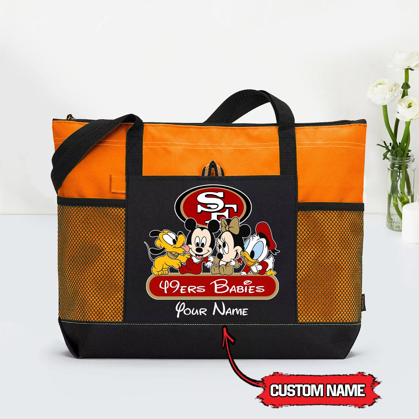 San Francisco 49ers Personalized Babies Tote Bag AZBTBTB000009