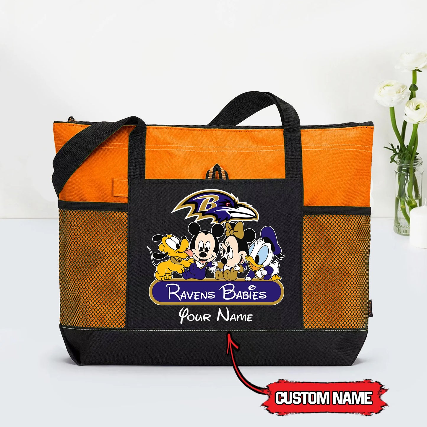 Baltimore Ravens Personalized Babies Tote Bag AZBTBTB000023