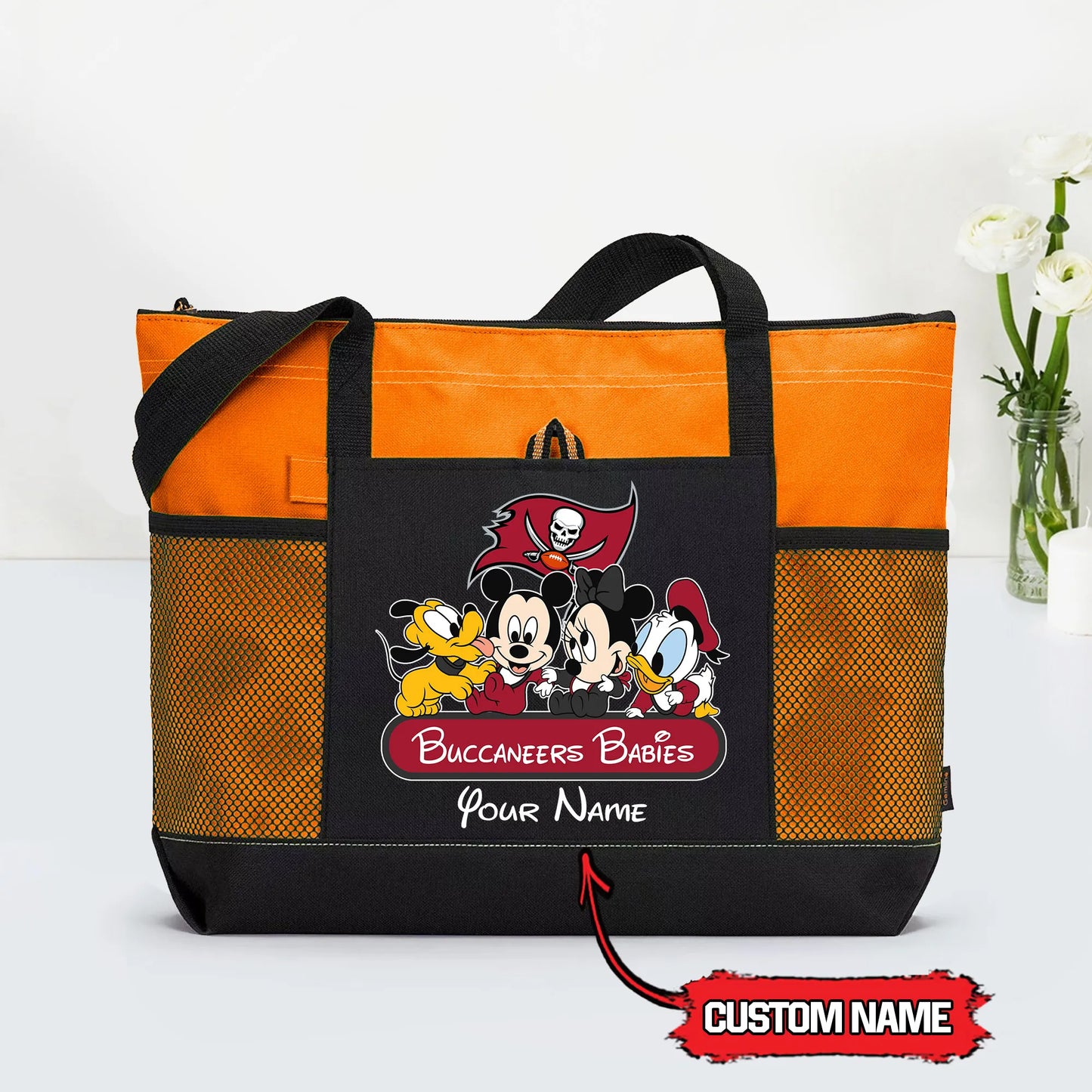 Tampa Bay Buccaneers Personalized Babies Tote Bag AZBTBTB000014