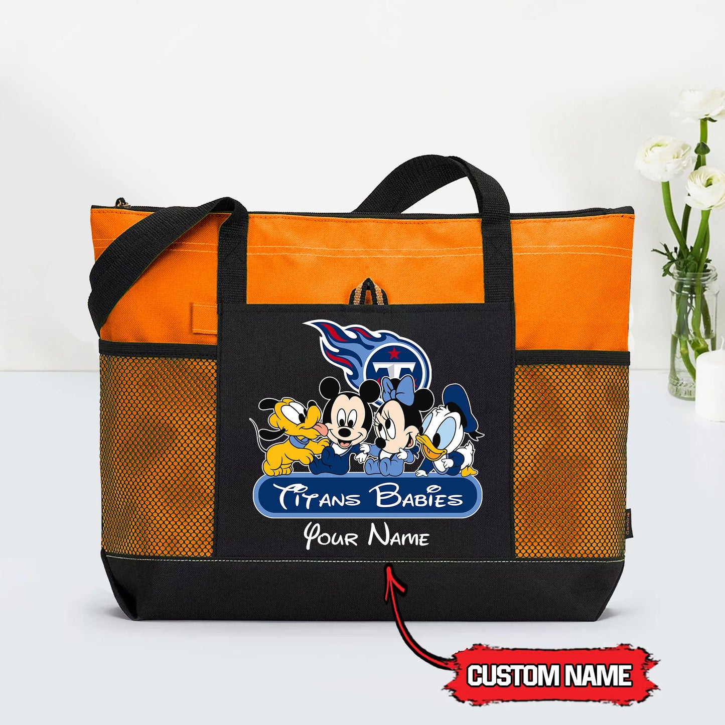 Tennessee Titans Personalized Babies Tote Bag AZBTBTB000015