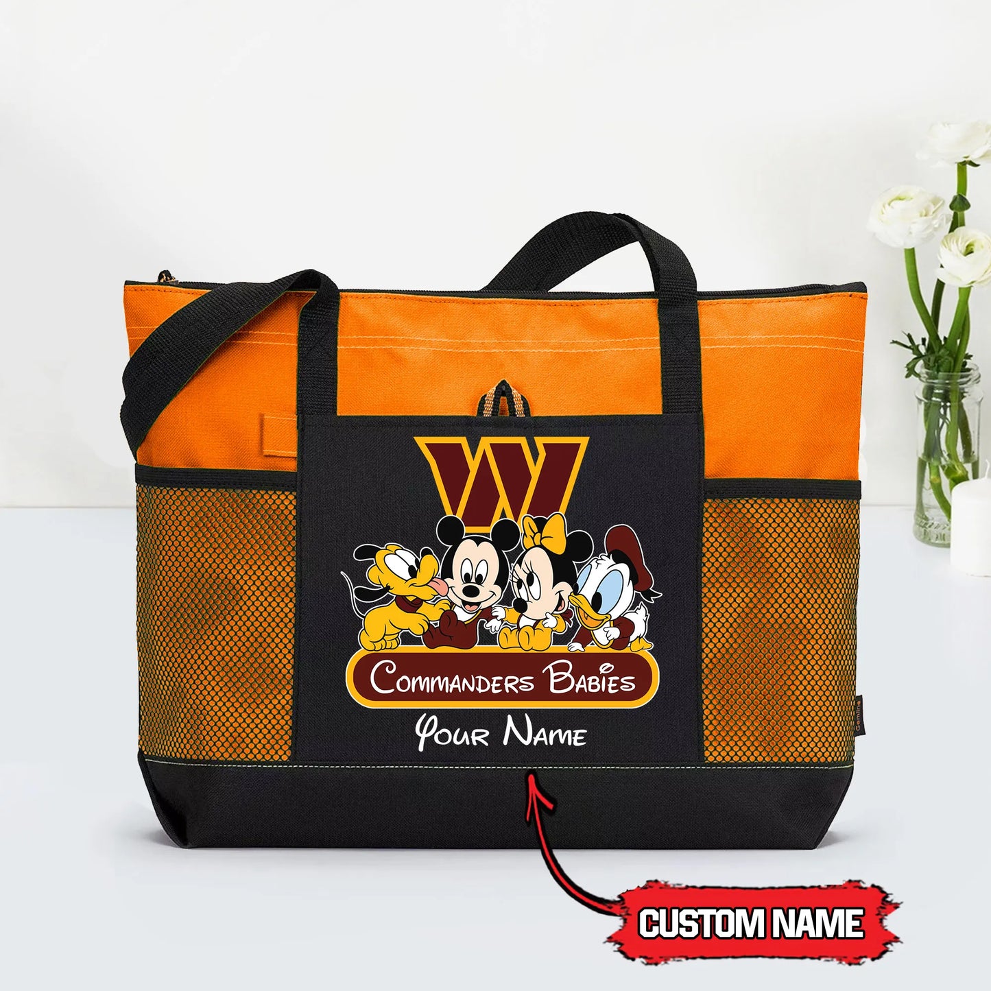 Washington Commanders Personalized Babies Tote Bag AZBTBTB000016