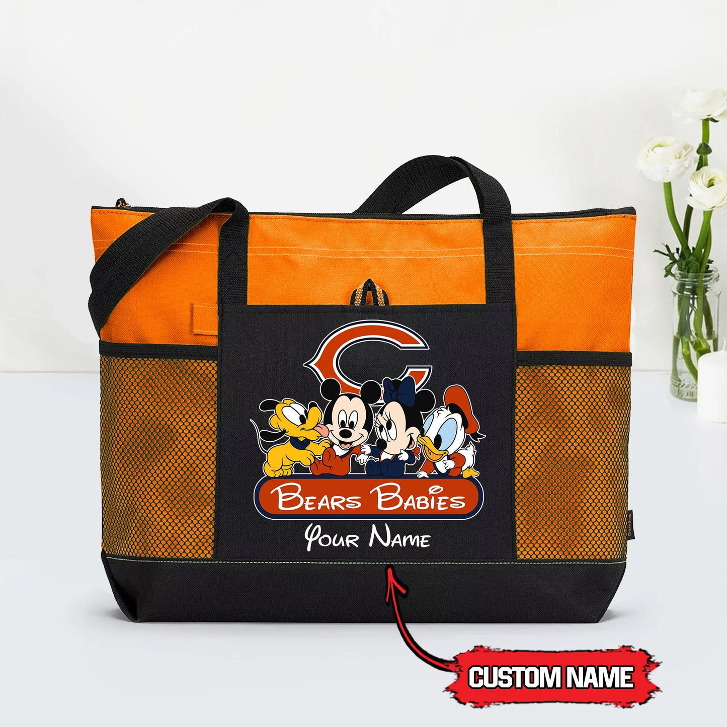 Chicago Bears Personalized Babies Tote Bag AZBTBTB000018