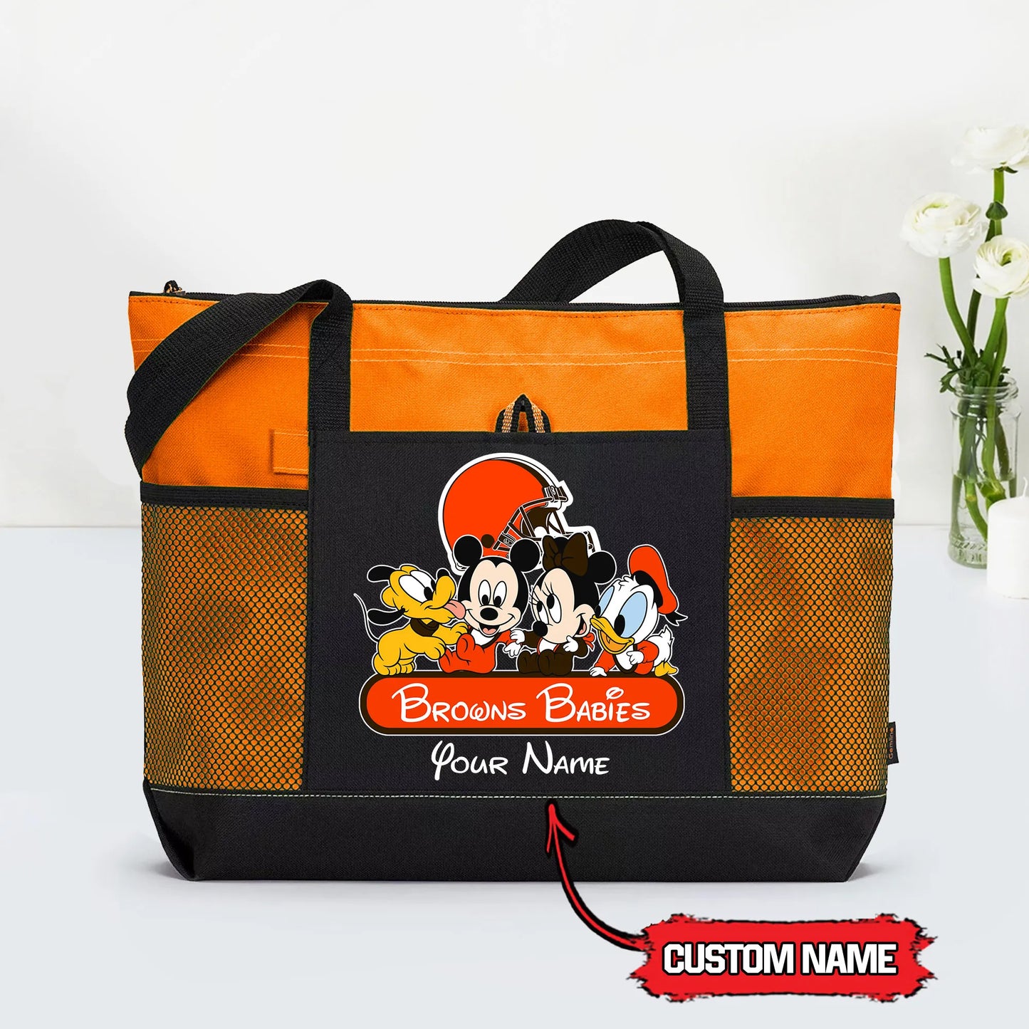 Cleveland Browns Personalized Babies Tote Bag AZBTBTB000020
