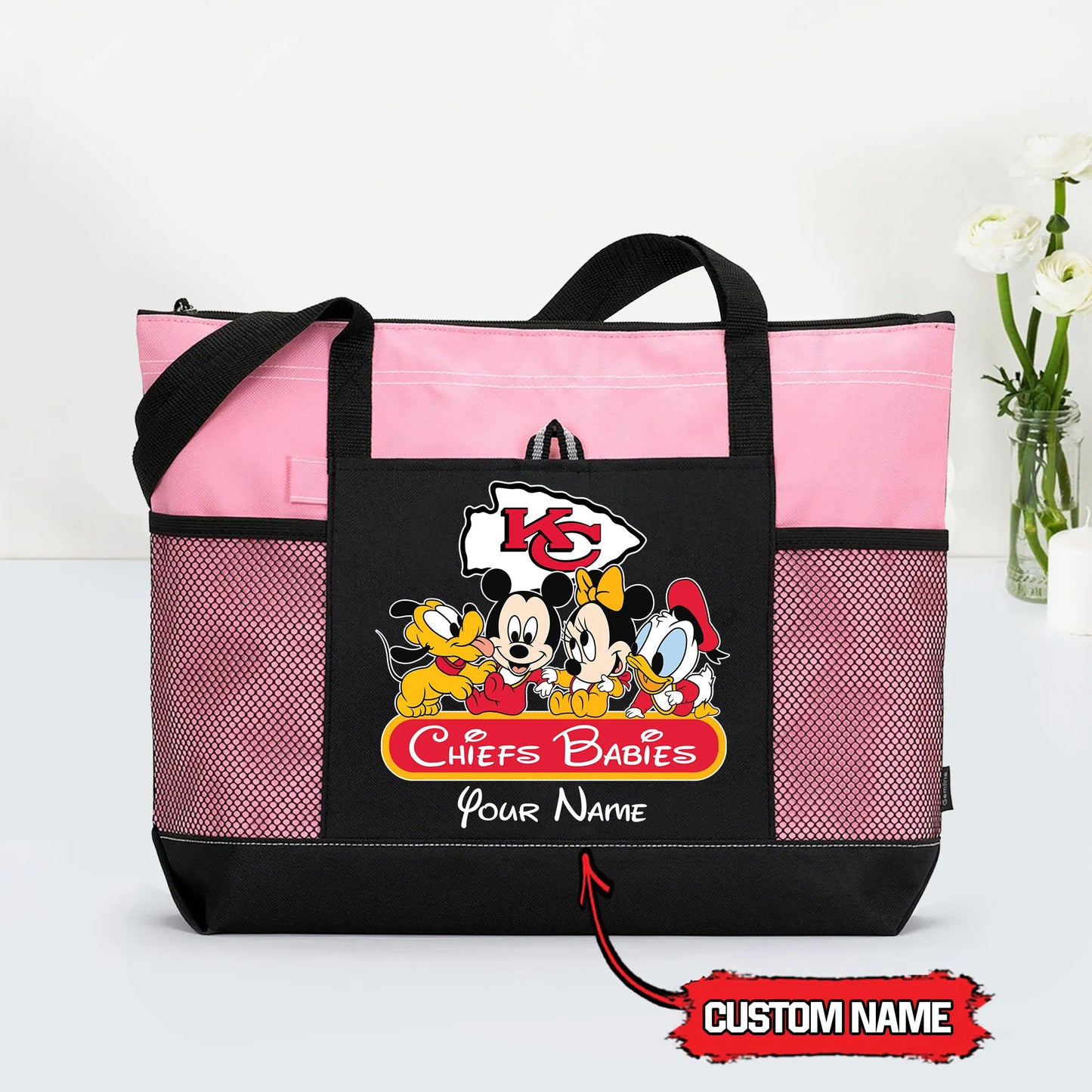 Kansas City Chiefs Personalized Babies Tote Bag AZBTBTB000032