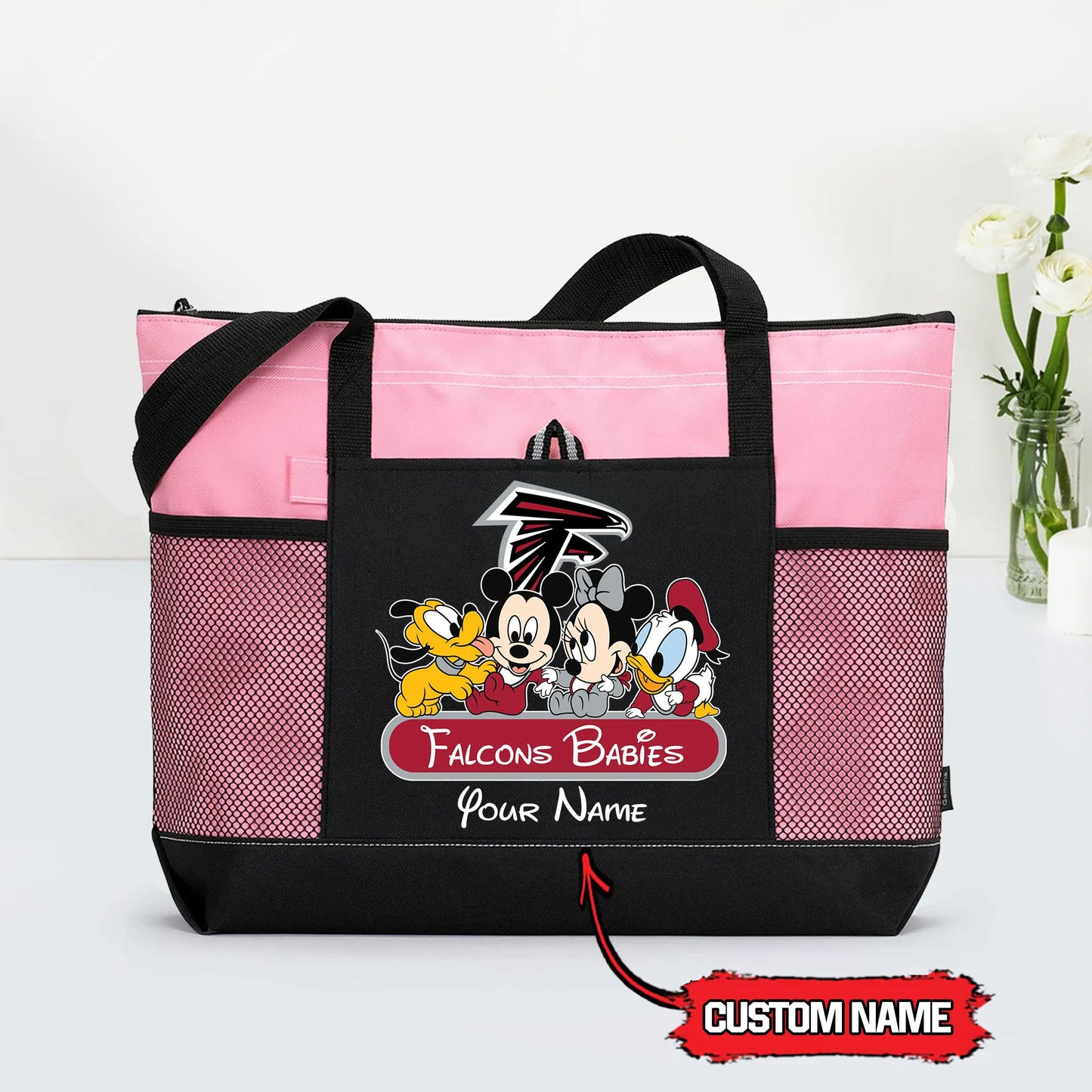 Atlanta Falcons Personalized Babies Tote Bag AZBTBTB000022